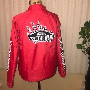 (NWOT) Vans windbreaker jacket!
